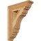Ekena Millwork Olympic Traditional Rough Sawn Bracket, Western Red Cedar, 4"W x 16"D x 20"H BKT04X16X20OLY01RWR - alternate 1